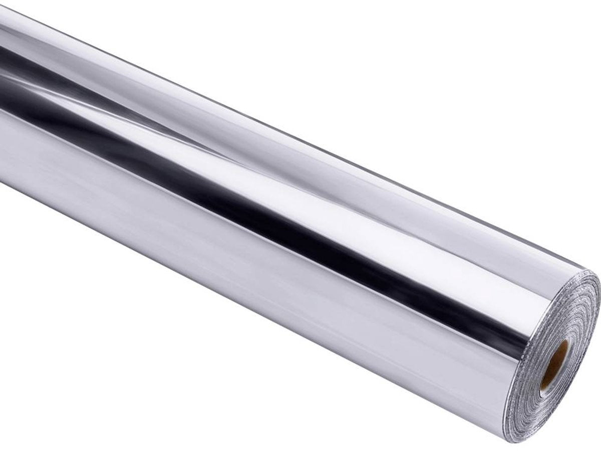 Loklik Permanent adhesive vinyl mirror metallic - silver - 30.5 x 180 cm