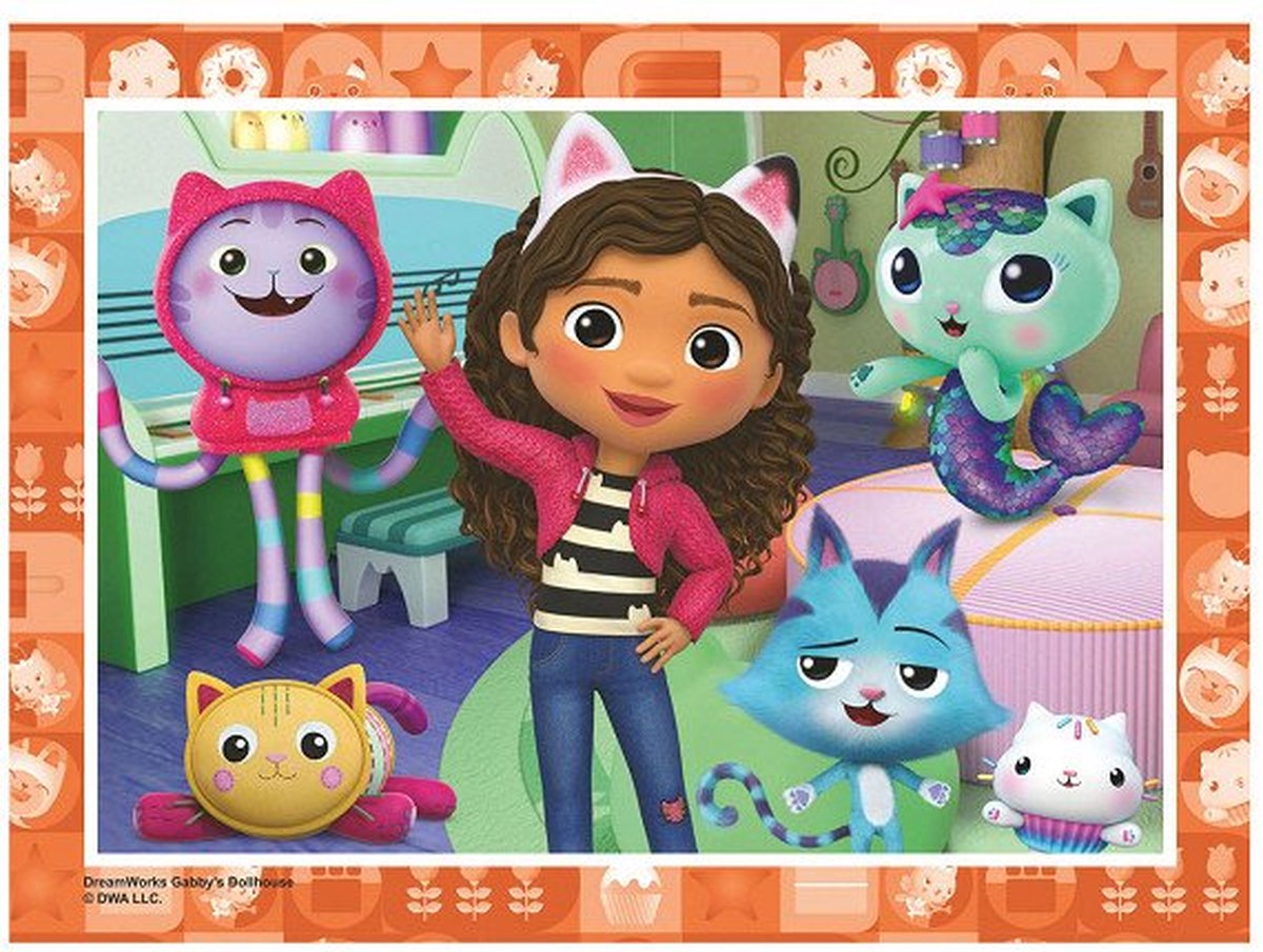 Ravensburger gabby's poppenhuis legpuzzel 4in1