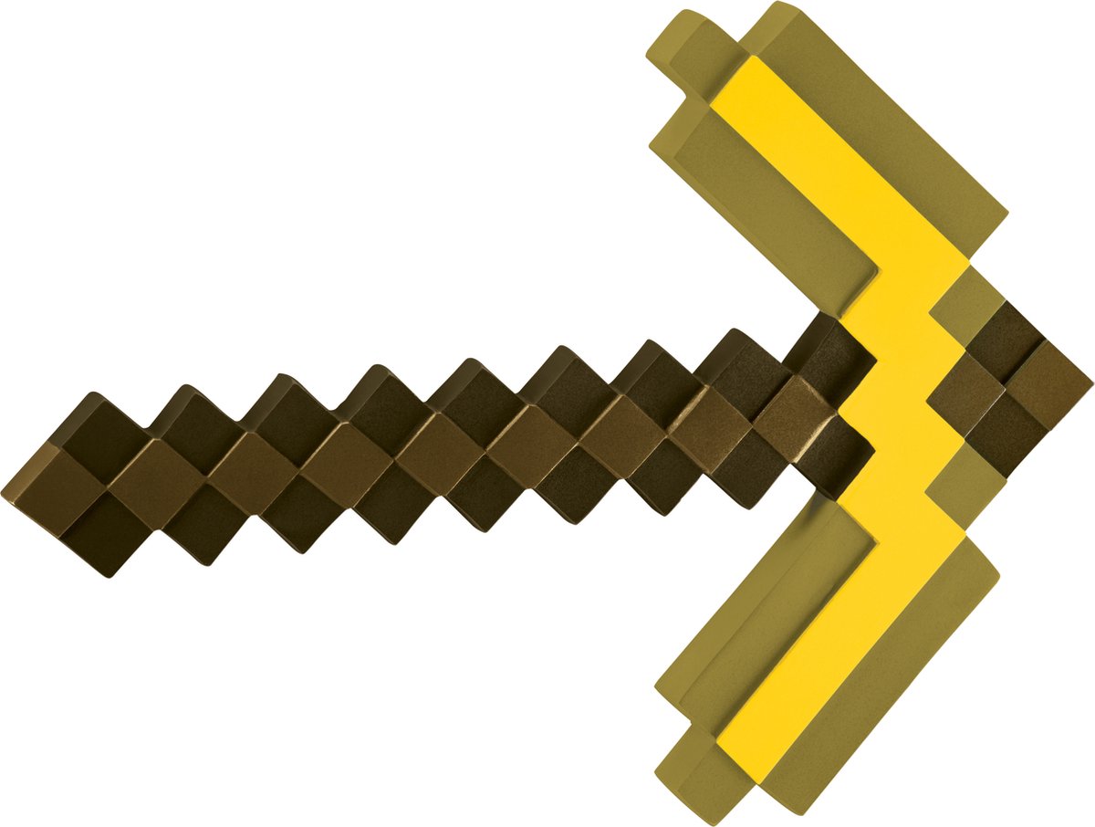 Disguise Goudgeel minecraft pikhouweel voor kinderen