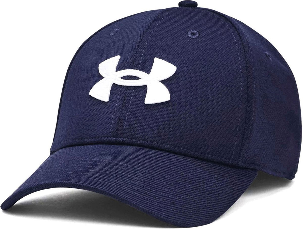 Under Armour m blitzing low str-blu heren pet - midnight navy - wit