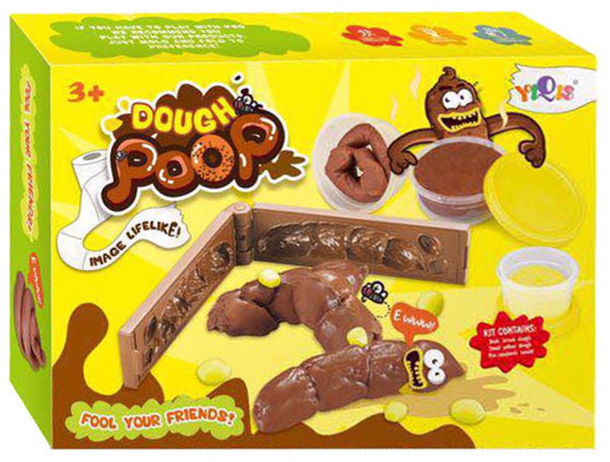 Lobbes Speelgoed BV Lobbes klei speelset drollendoos - grappige klei voor kinderen.