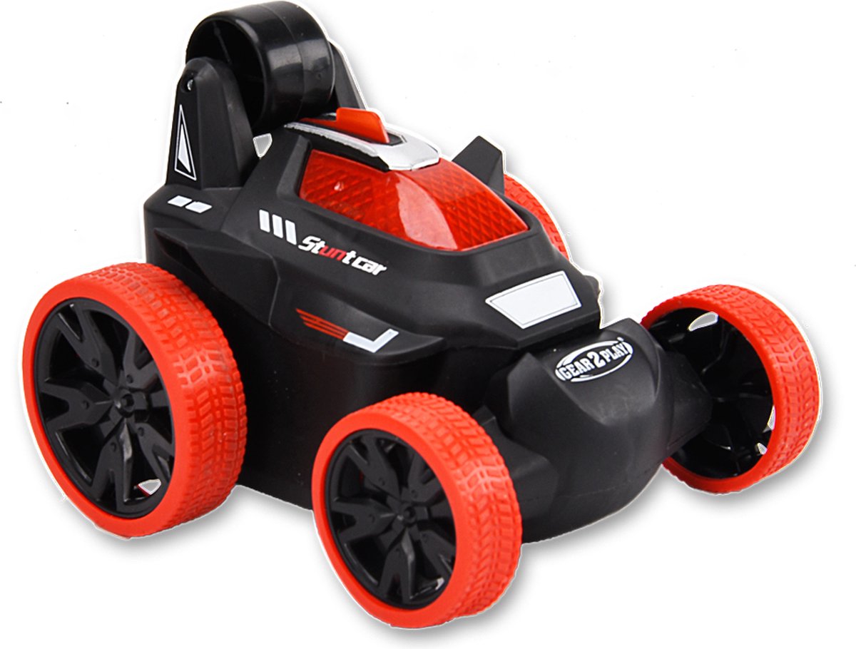 Gear2Play rc stunt roll stuntauto - rood