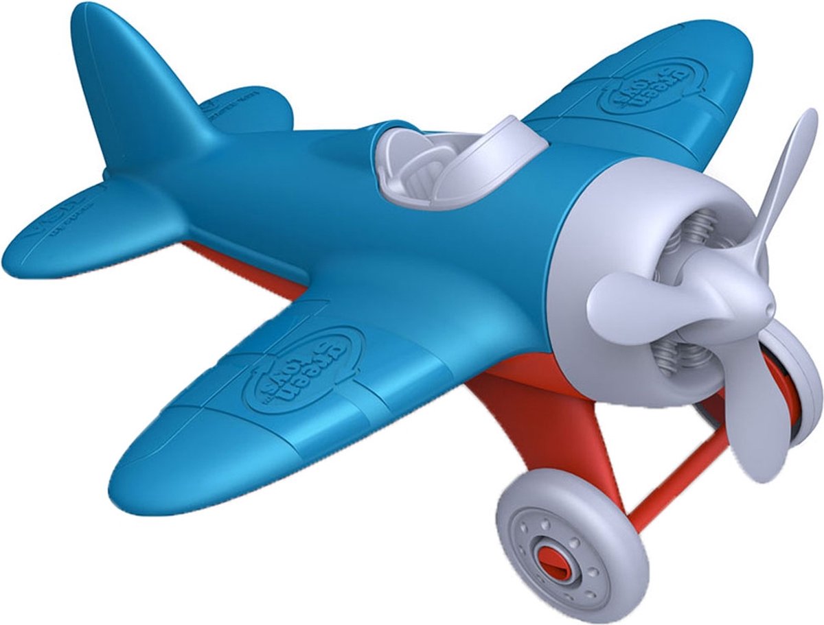 Green Toys vliegtuig - blauw