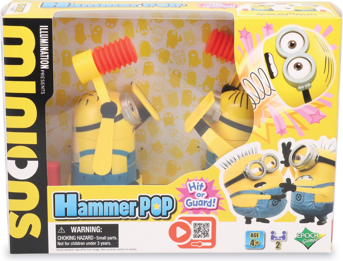 EPOCH Minions hammer pop spel - actiespel voor adrenalinekick