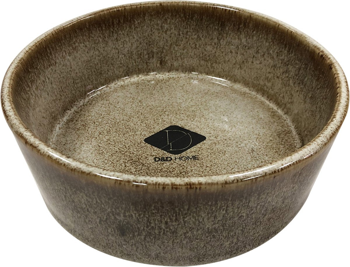D D Home D d voerbak jasper zand - hondenvoerbak - ø16.8 cm