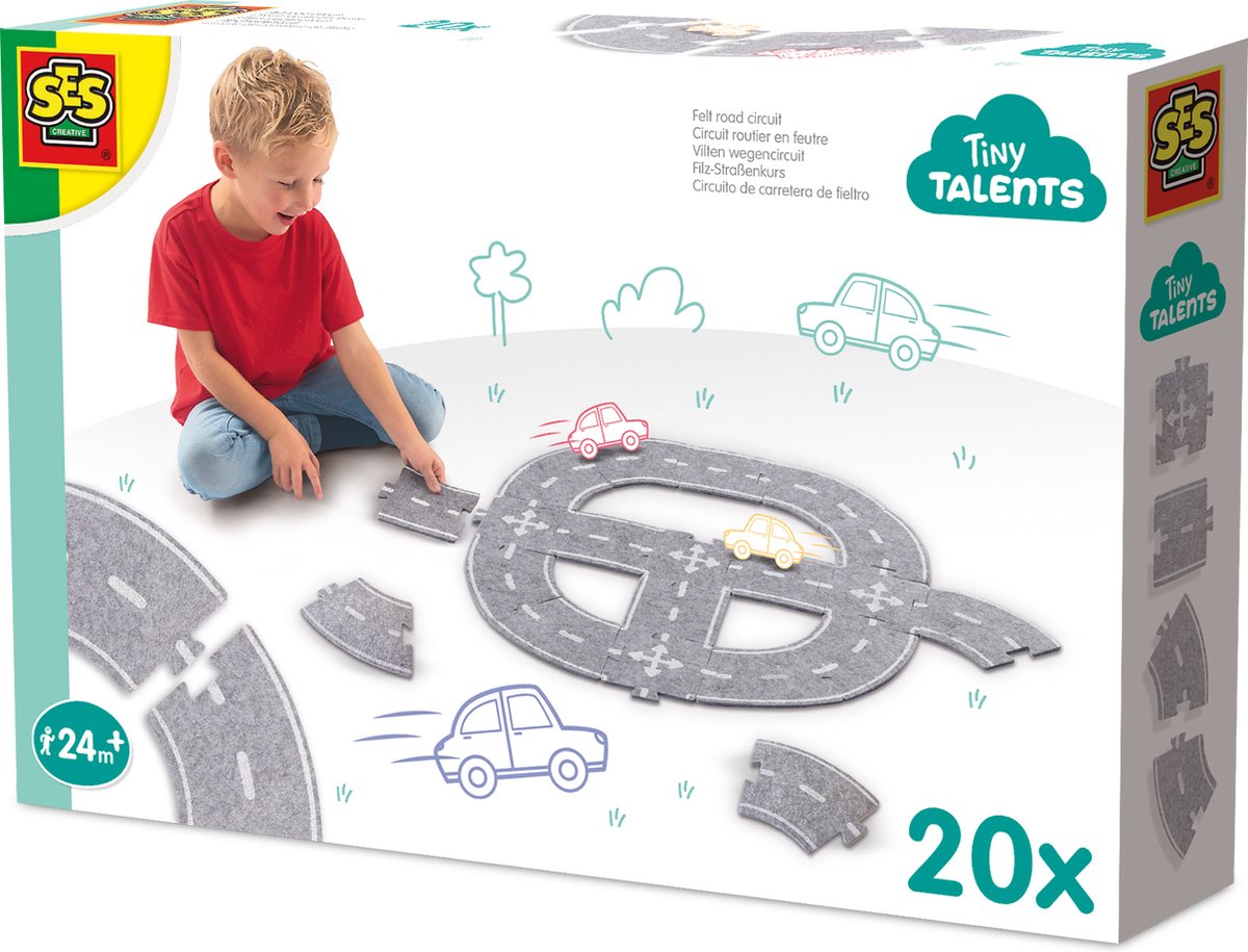 SES Creative Ses vilten wegencircuit, 20dlg.