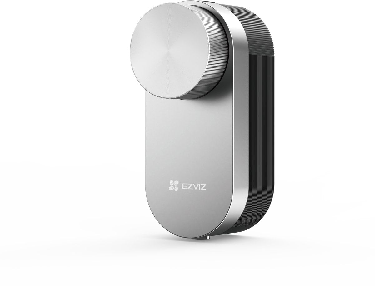 EZVIZ dl01 pro smart lock – slim deurslot met bluetooth – sleutelloos, automatische vergrendeling, toegang via app – werkt met gateway – zilver