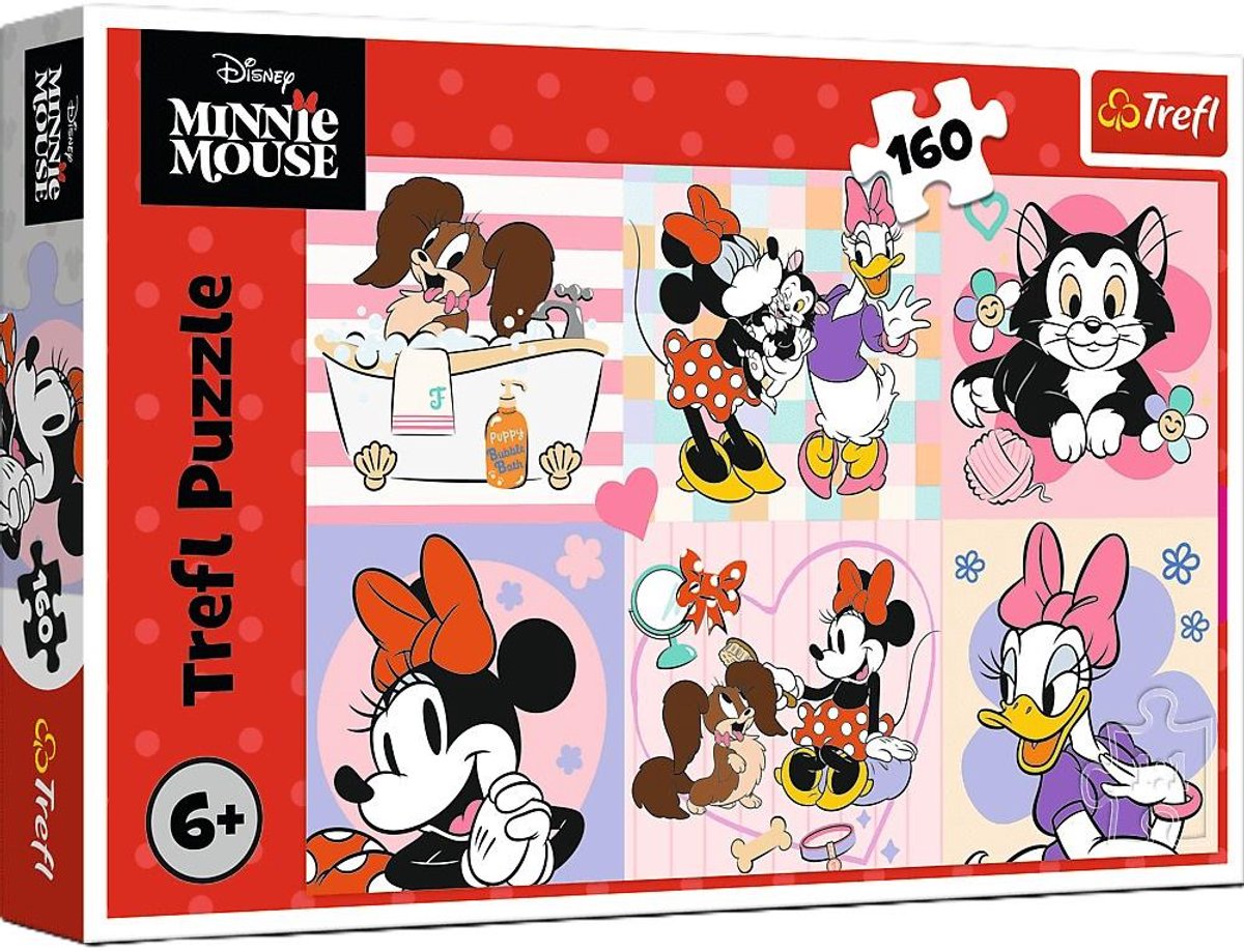 Trefl Puzzel kleurrijke minnie-dag 160 - puzzel met 160 stukken