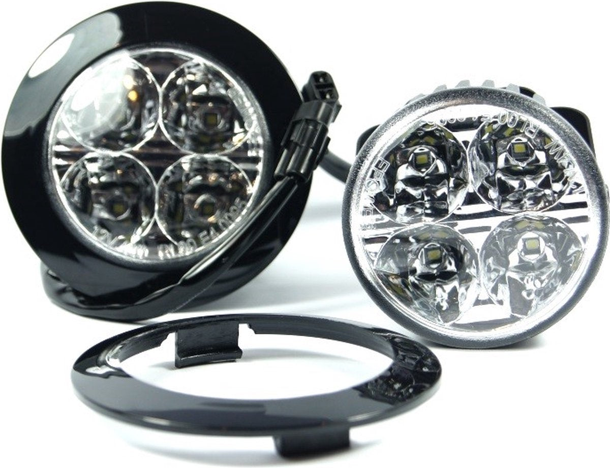 M-Tech led dagrijverlichting set – rond – 70mm – 12v 24v