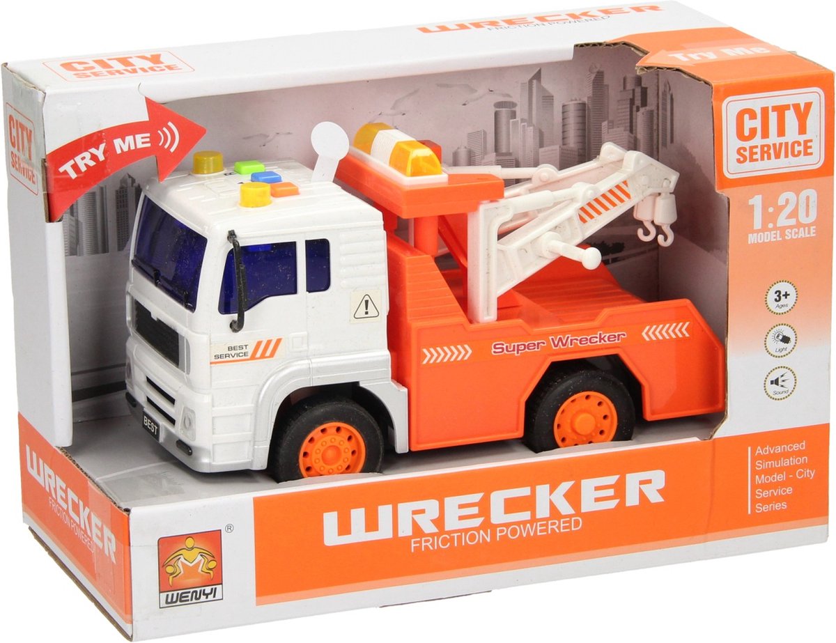 Lobbes Speelgoed BV Sleepwagen met licht en geluid