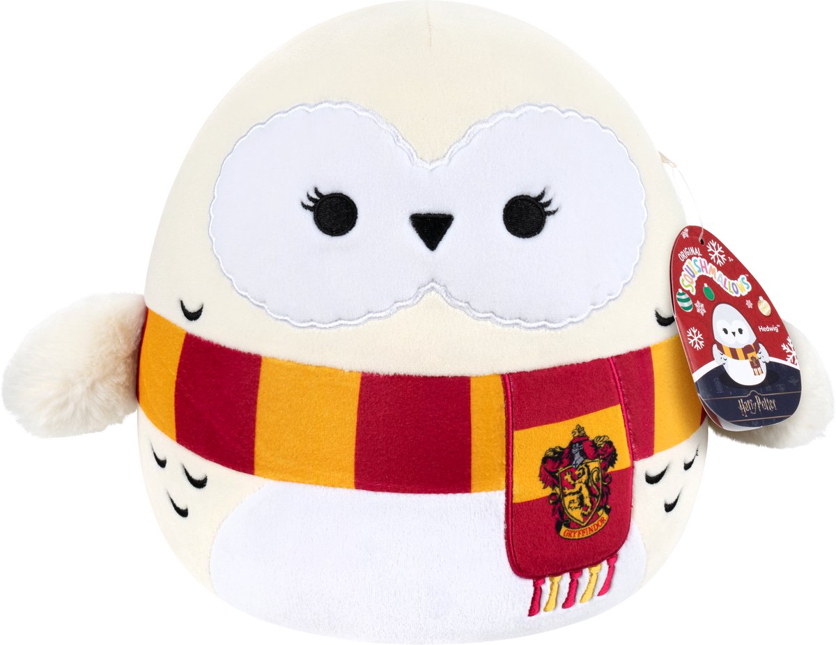 Jazwares Squishmallows - harry potter hedwig with scarf 25cm plush