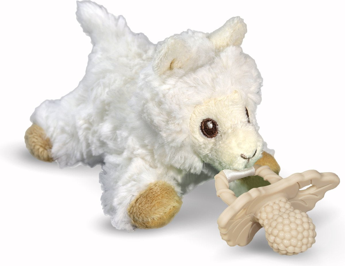 RaZbaby - razbuddy speenknuffel inclusief razberry bijtspeentje - llama