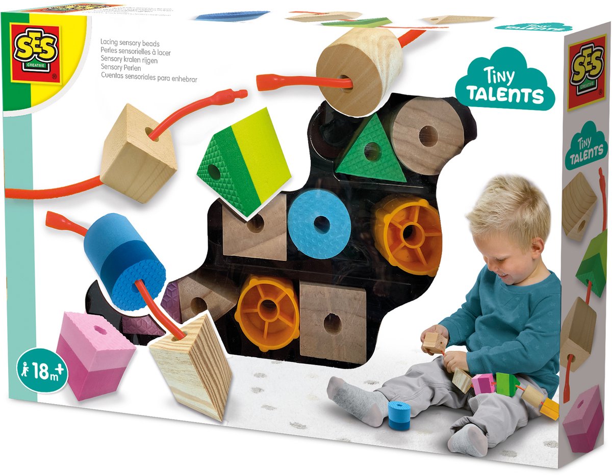 SES Creative Ses kralen sensory rijgen