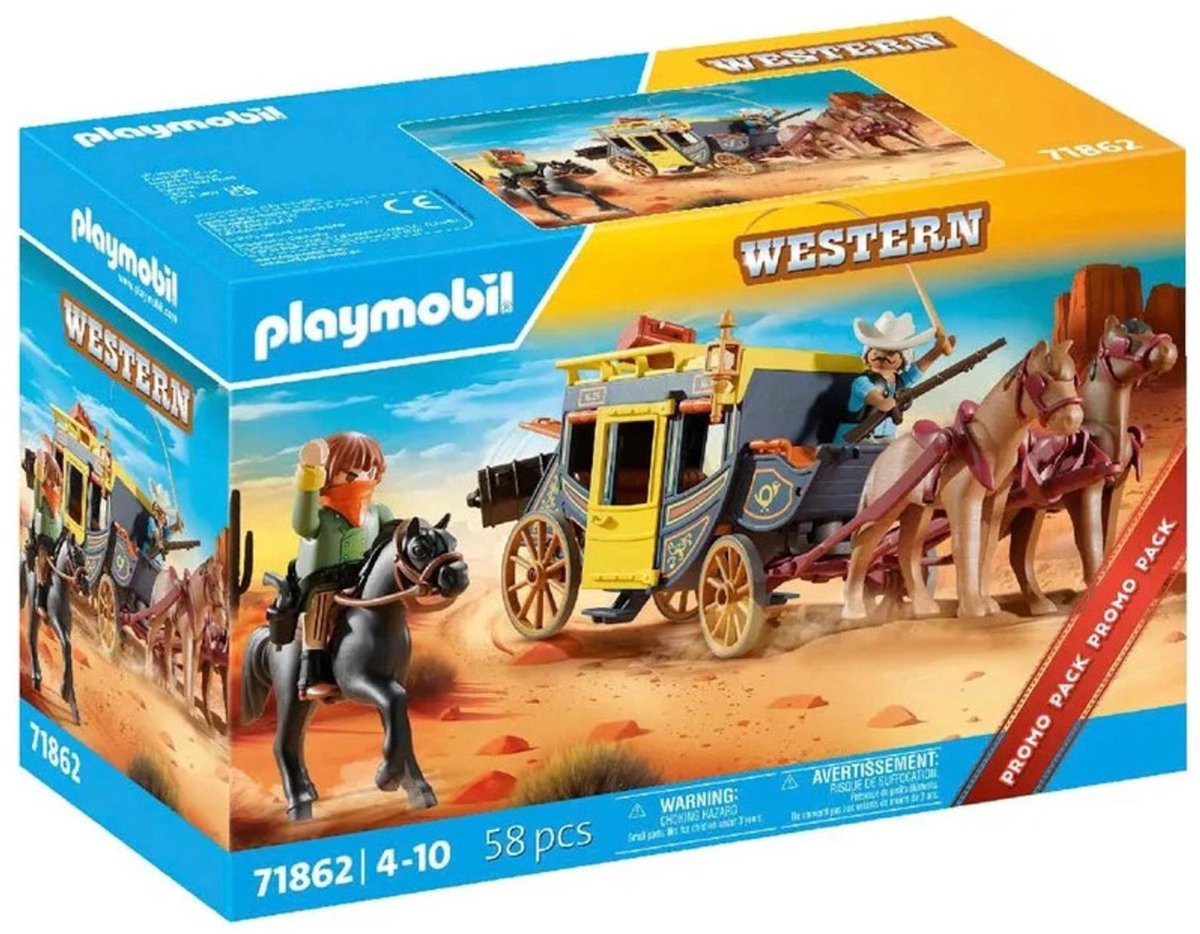 PLAYMOBIL history: postkoetsroof - 71862