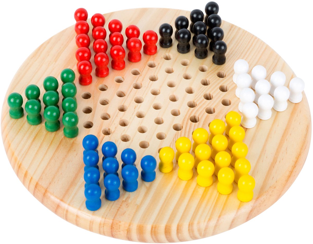Small Foot - halma houten bordspel