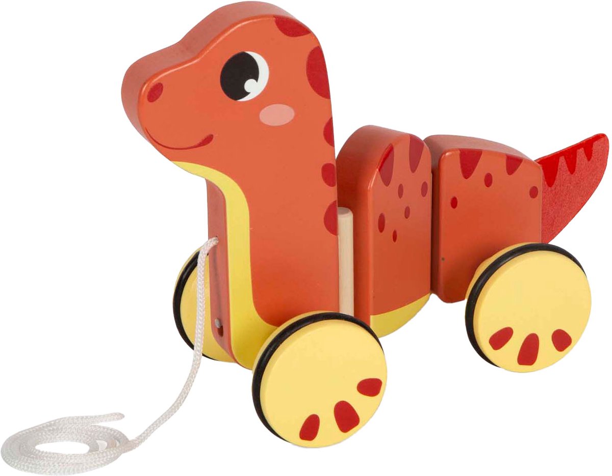 Small Foot - houten trekfiguur dino