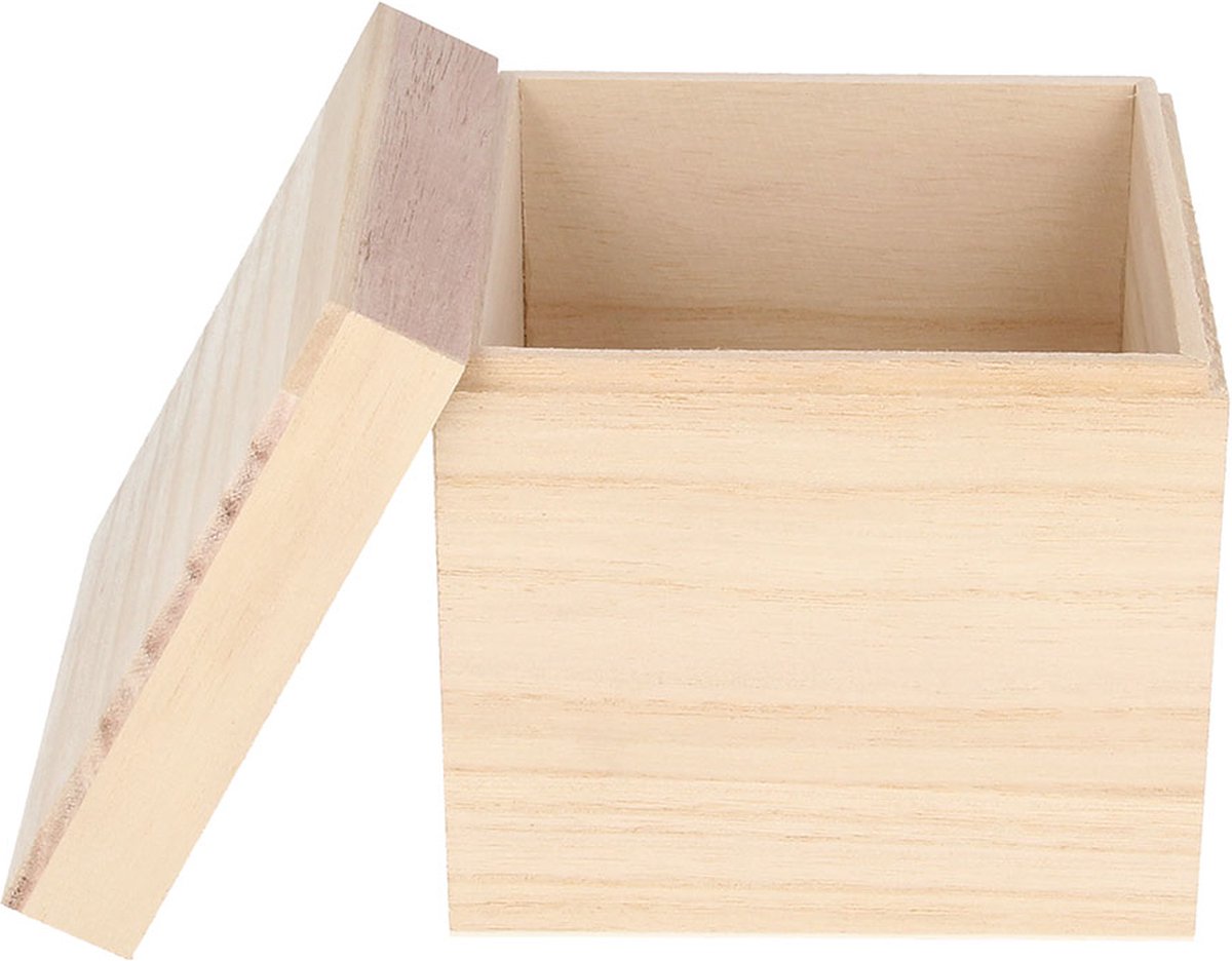Artemio Houten doos 12x12x12 cm -