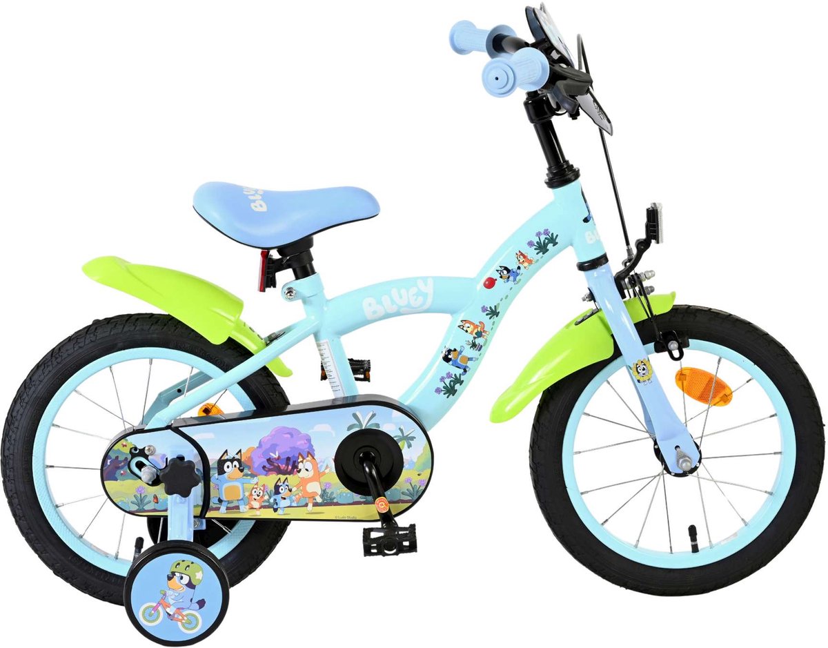 Volare Bluey kinderfiets - 14 inch - lichtblauw