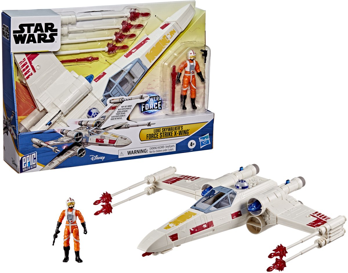 Star Wars Hasbro speelgoed x-wing ruimteschip voor kinderen.
