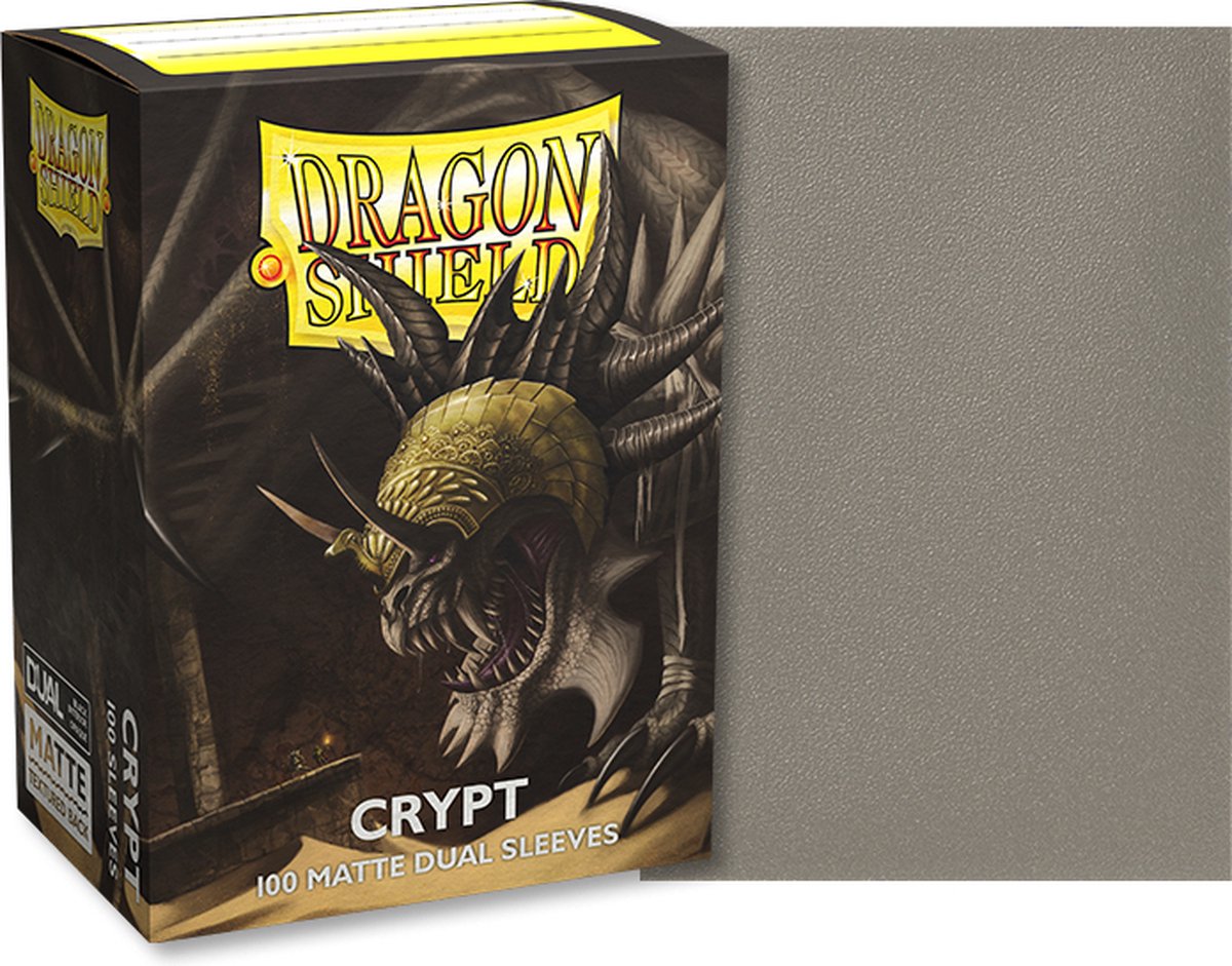 Asmodee Dragon shield standard matte dual sleeves - crypt neonen (100 sleeves)