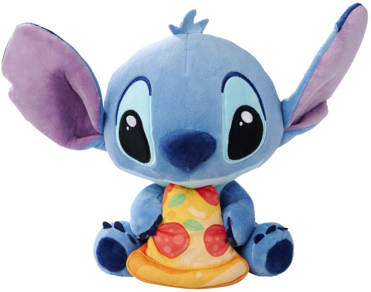 Simba Toys Plush - Disney Simba toys plush disney stitch met pizza - pluche knuffel van 25cm