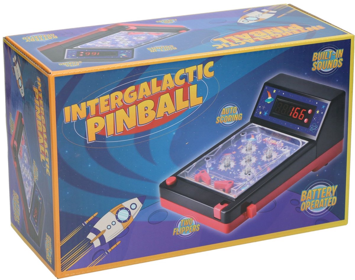Johntoy Vedes flipperkast speelgoed met licht en geluid - digitaal scorebord.