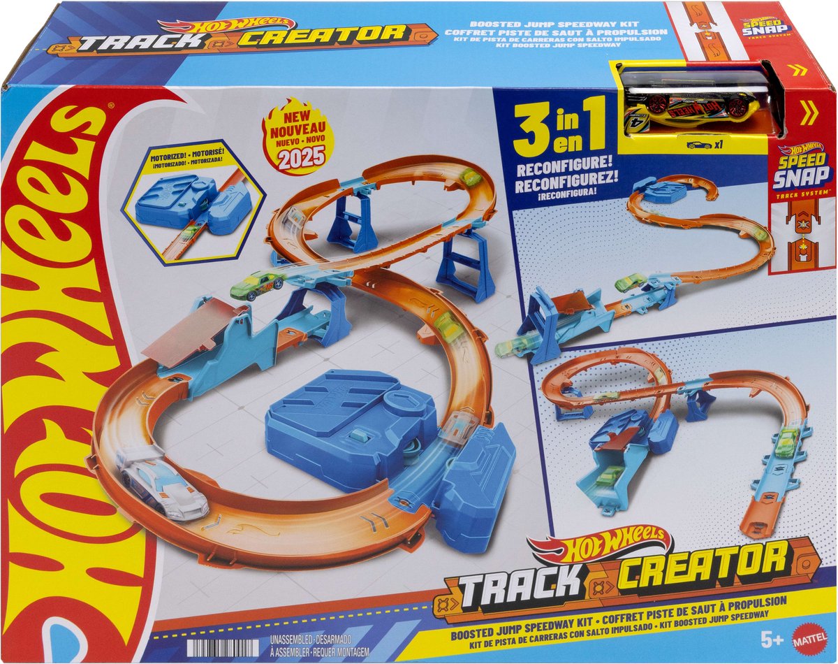 Hot Wheels jdb49, voertuig circuitset, 5 jaar, kunststof, meerkleurig