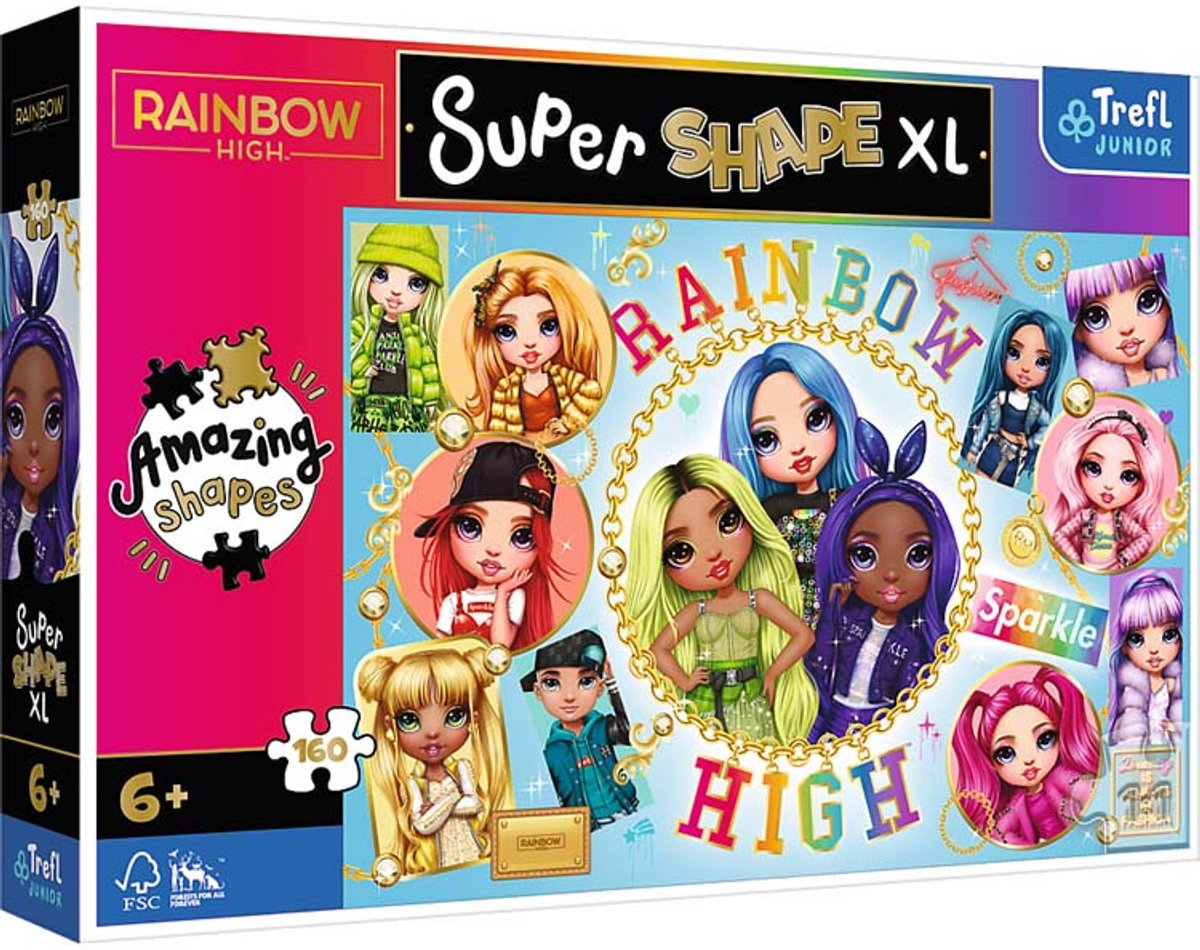Trefl 160xl - kleurrijke regenboog hoog mga regenboog hoog_fsc m