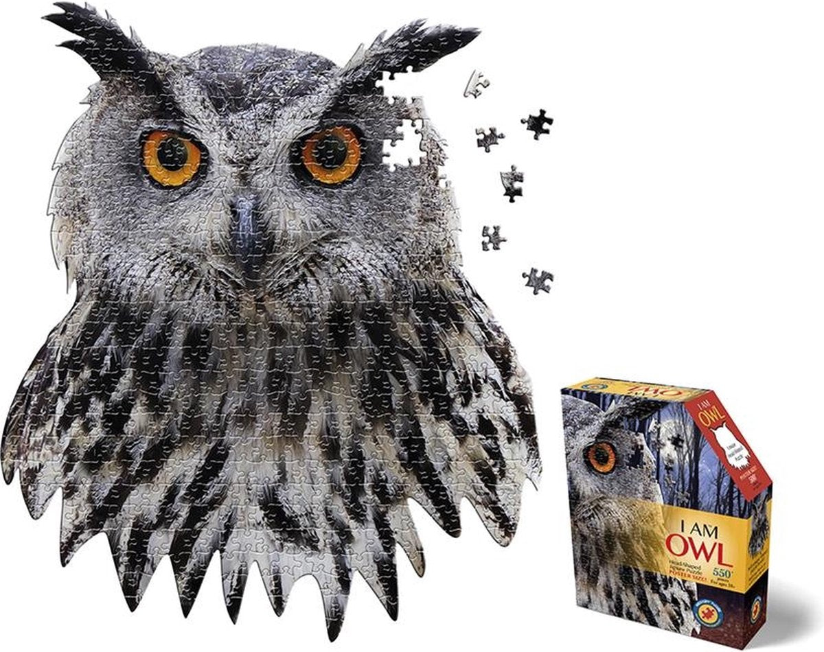 Madd Capp puzzel uil grijs 550 stukjes