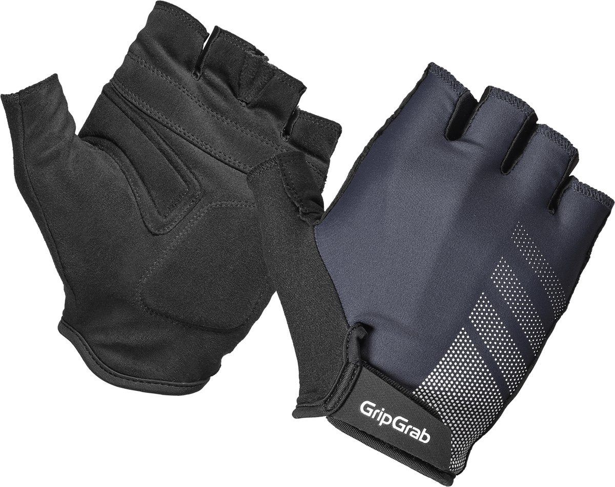 GripGrab - ride rc lite korte vinger zomer fietshandschoenen met padding - navy blauw - unisex - maat s