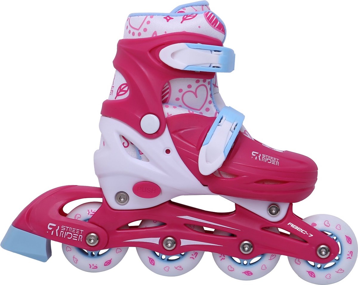 Street Rider inline skeelers roze, maat 26-29