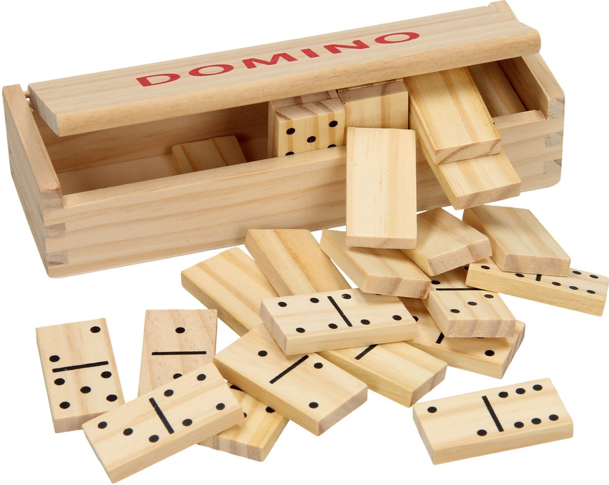 Eddy Toys Naturel houten domino