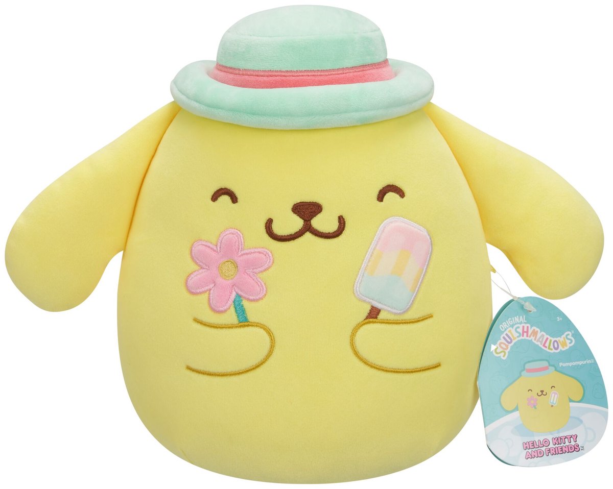 Jazwares Squishmallows - hello kitty and friends - seize the moment pompompurin popsicle - 20cm plush