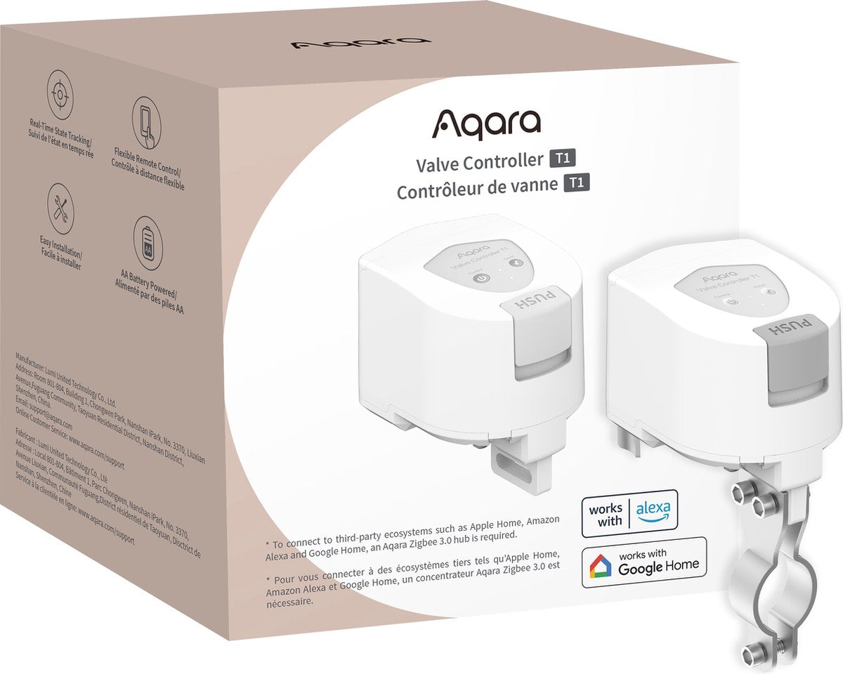 AQara valve controller t1 - ventielregeling
