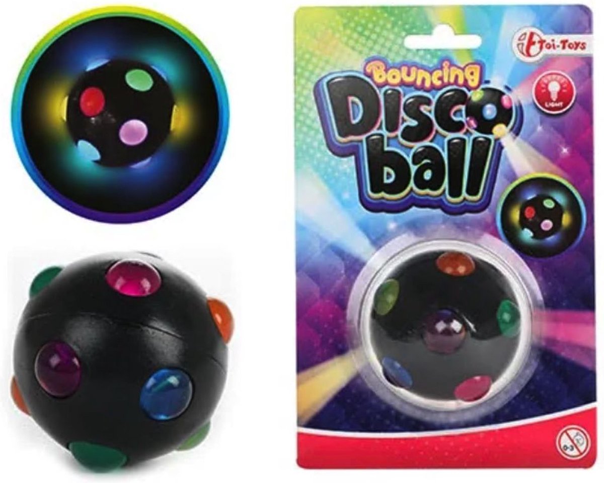 Toi-Toys Fun stuiterbal disco