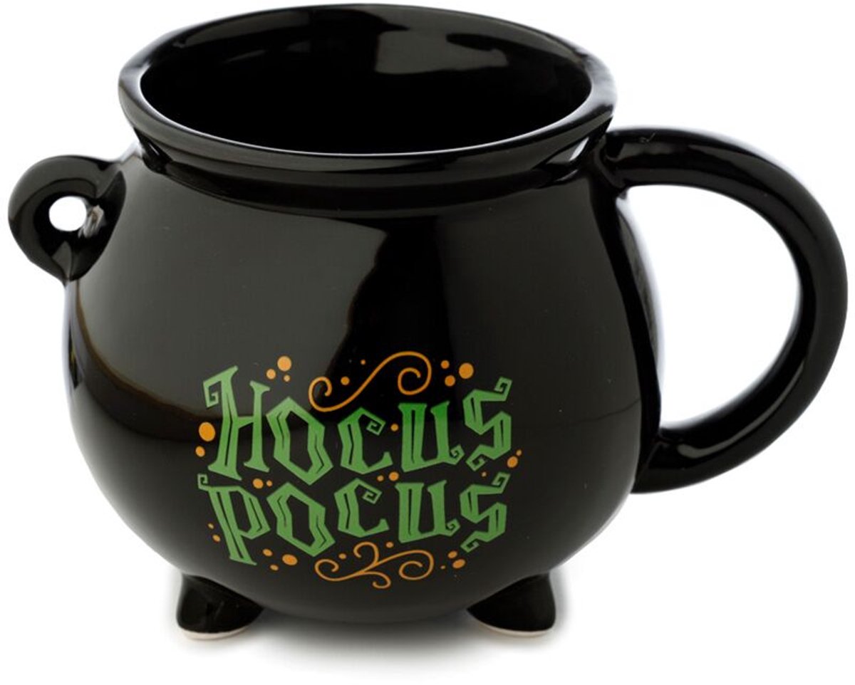 Puckator Mok - hocus pocus zwarte ketel cauldron - 3d gevormd - keramiek - 550ml
