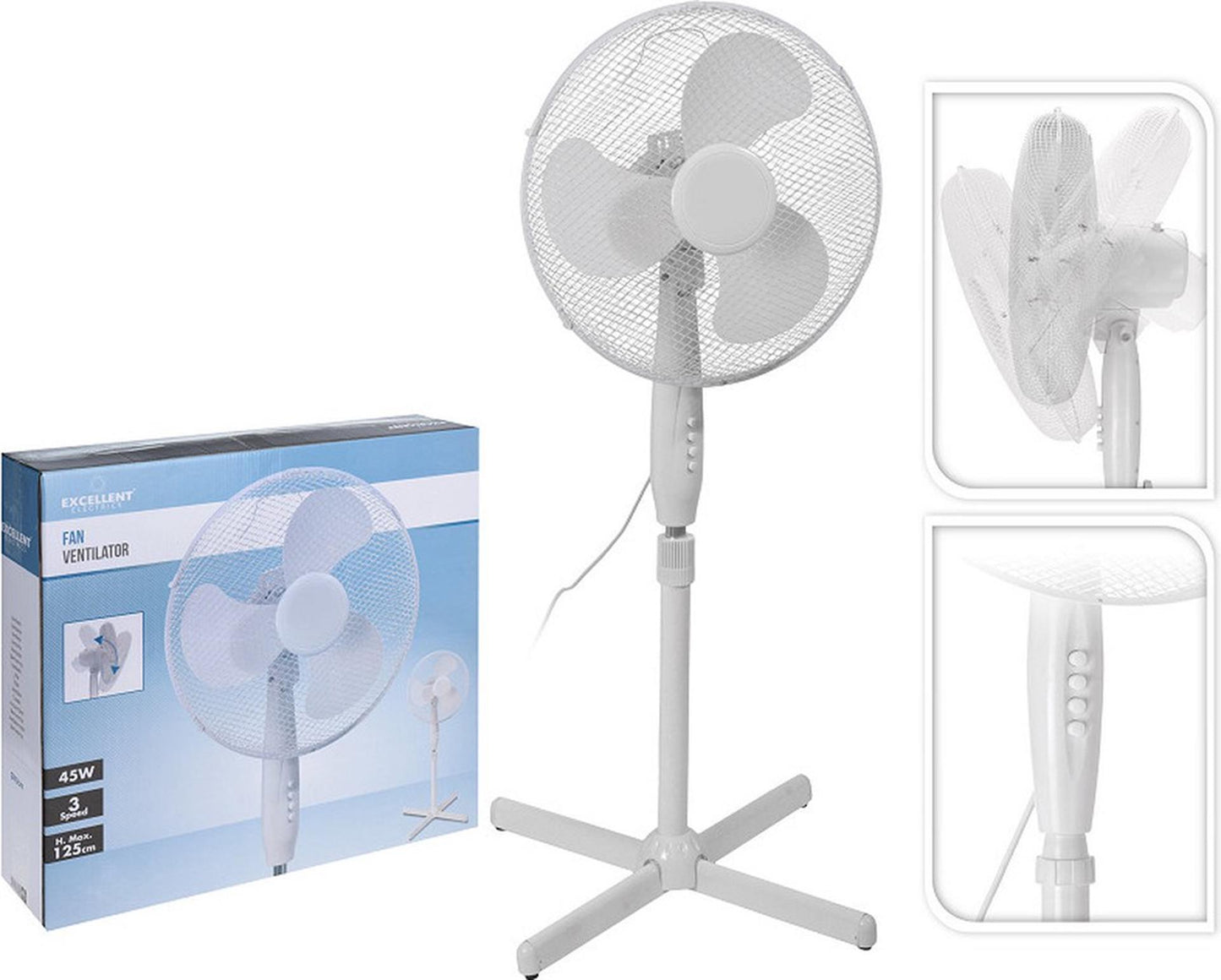 Excellent Electrics Ventilator staand dia 40cm