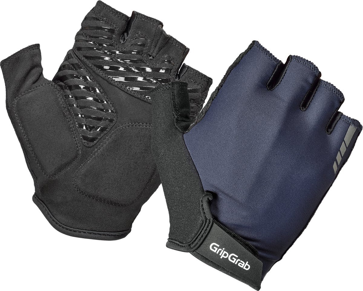GripGrab - proride rc max korte vinger zomer fietshandschoenen met padding - navy blauw - heren - maat xxl