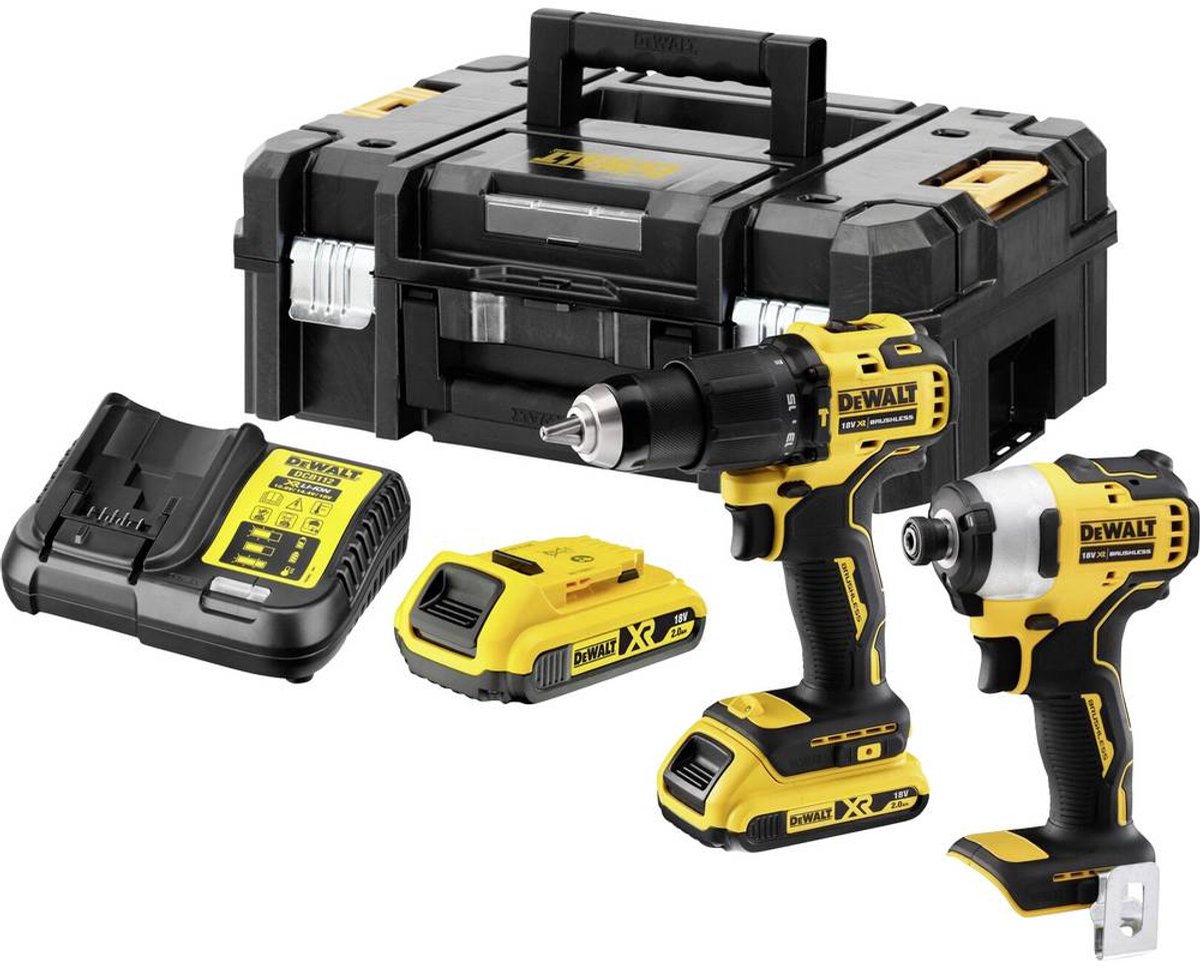 DeWalt dck2062d2t dck2062d2t-qw accu-slagschroevendraaier , accu-klopboor schroefmachine li-ion