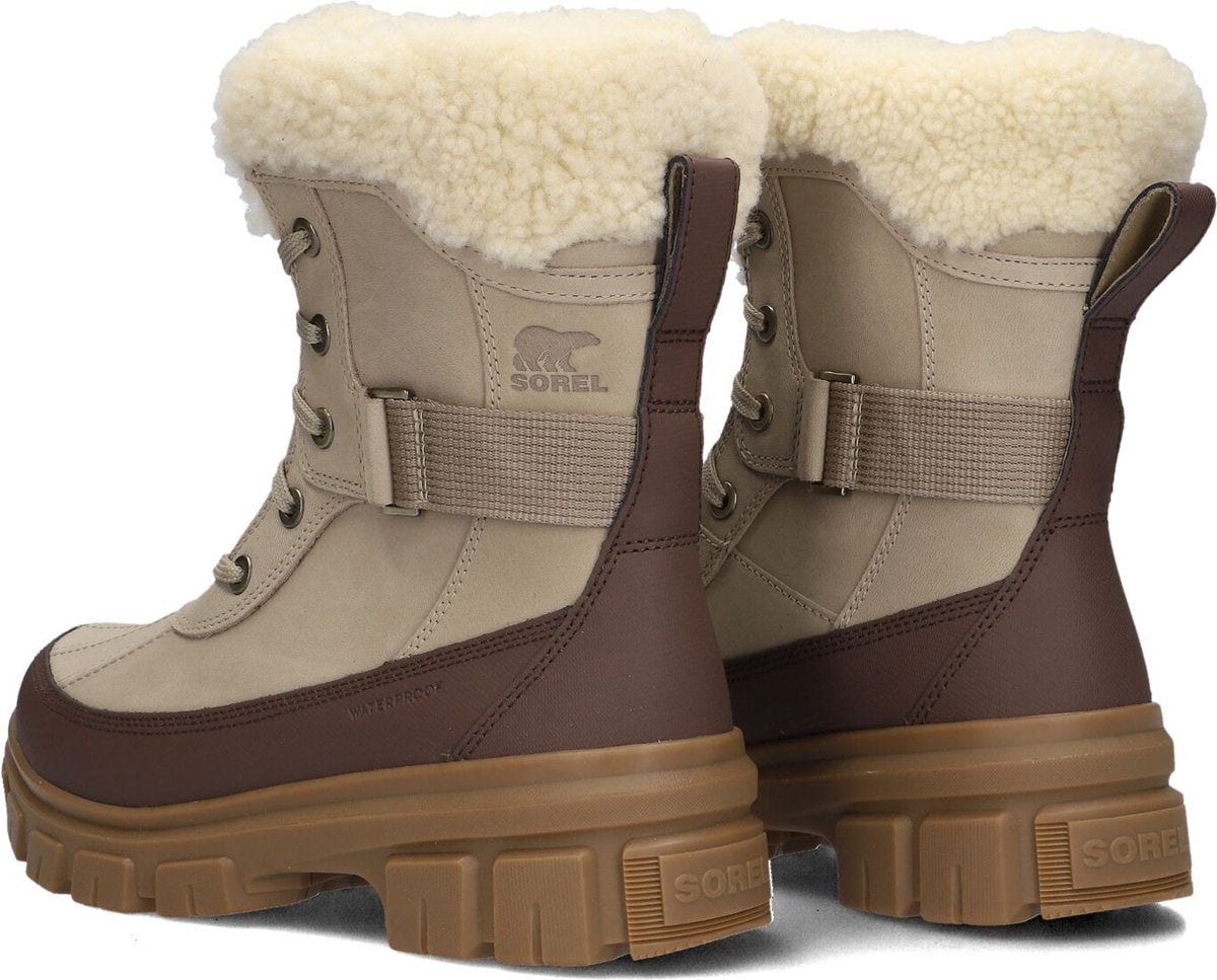 Sorel torino v parc dames boots dames - taupe - maat 41