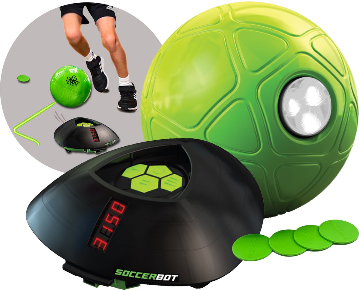 Gear2Play Soccer bot - indoor voetbaltrainer behendigheidsspel - versla de interactieve bot