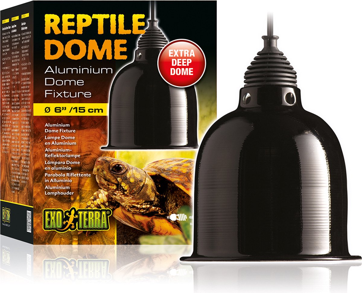 Exo Terra reptile dome - terrarium verlichting - ø 15cm -160w
