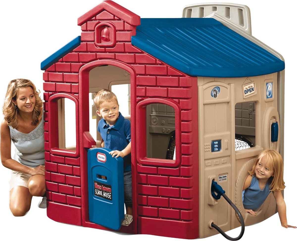Little Tikes speelhuis earth - beige rood
