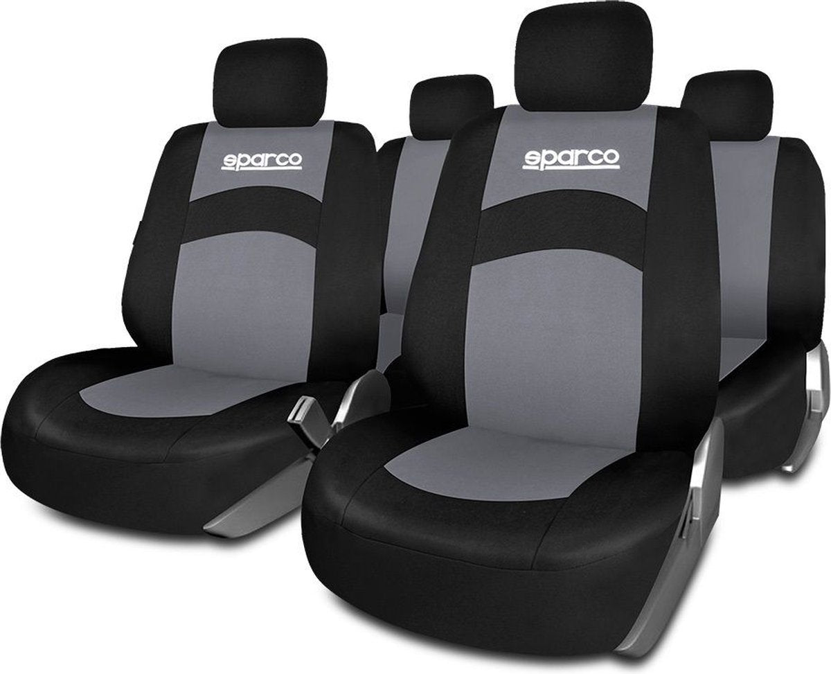 SPARCO autostoelhoezenset grijs - universeel