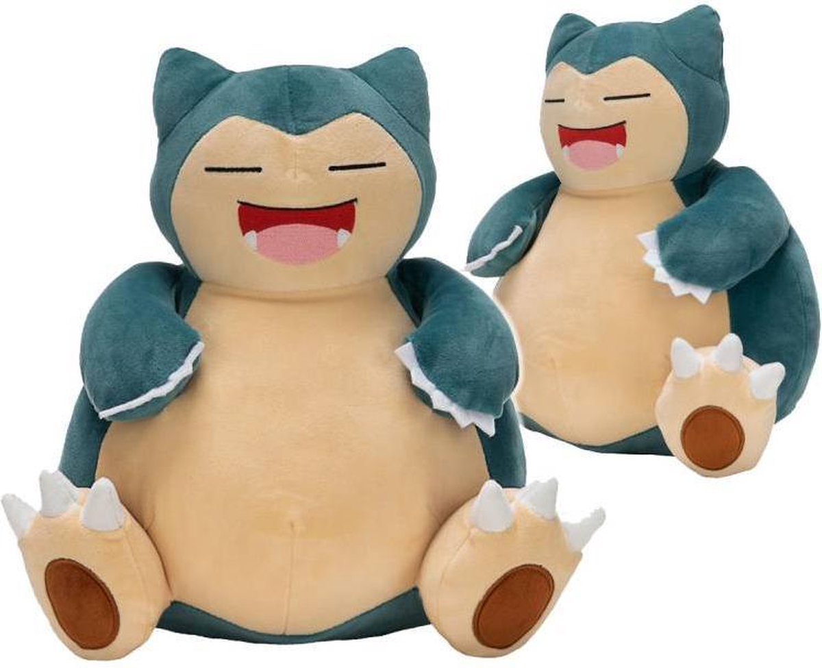 Jazwares Pokémon - snorlax knuffel - 30 cm - pluche - pokémon knuffel