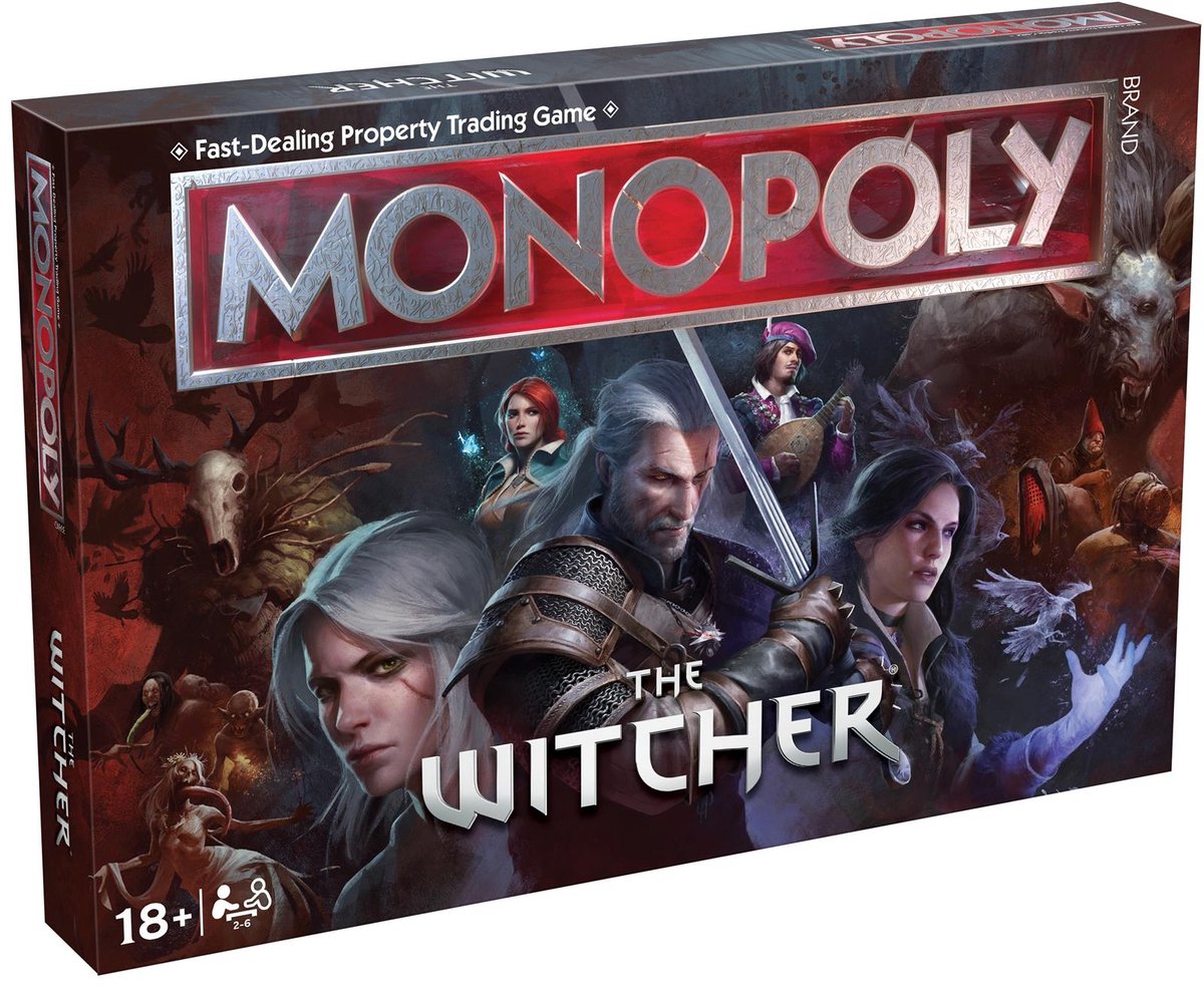 Monopoly Winning moves - bordspel - the witcher - engels