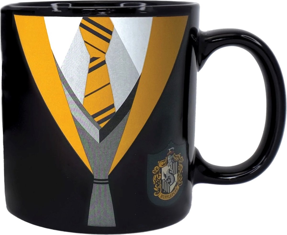 Half Moon Bay Harry potter - hufflepuff uniform warmteverandering mok 400ml