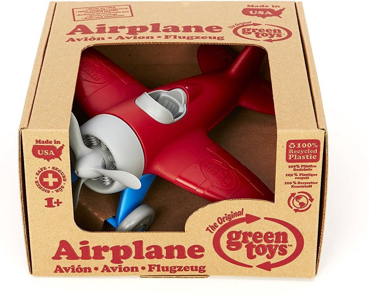 Green Toys Speelgoed Speelgoed vliegtuig rood - green toys