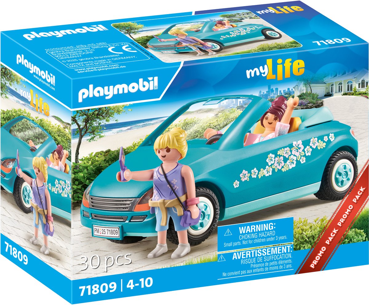 PLAYMOBIL my life promo roadtrip met cabrio 71809