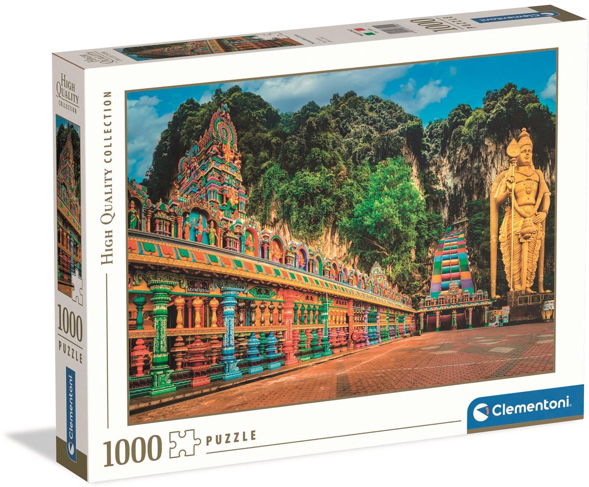 Ty Clementoni legpuzzel painted batu caves - puzzel 1000 stukjes - high quali collection puzzle - puzzels en legpuzzels voor volwassenen